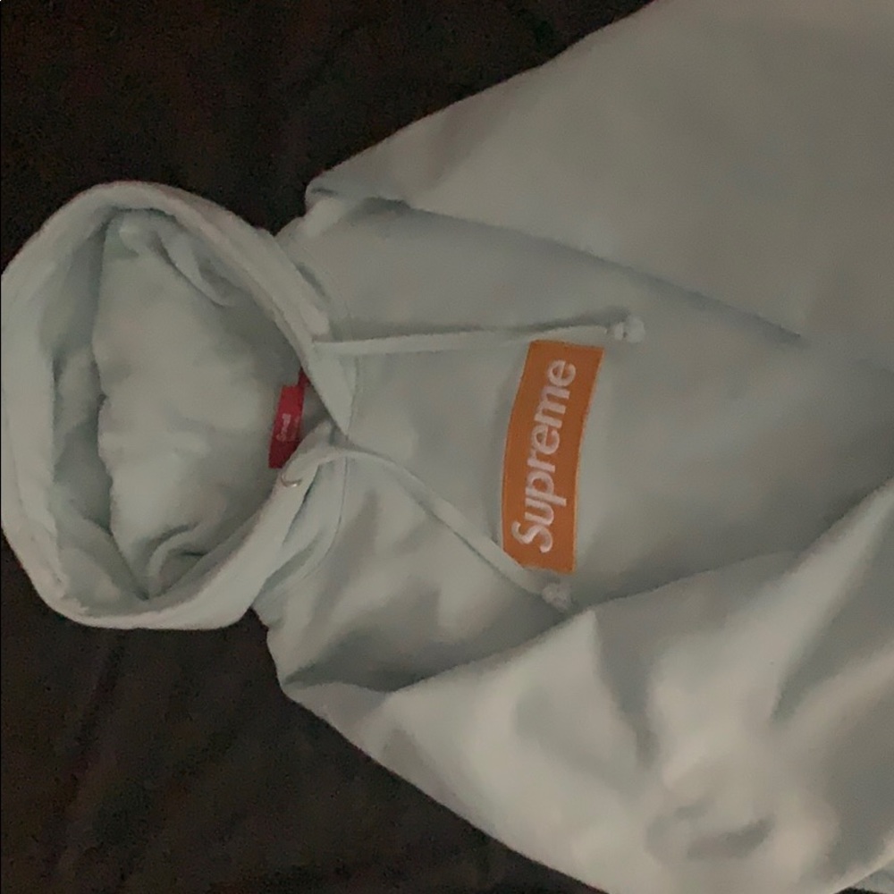 I’m selling a supreme ice blue hoodie